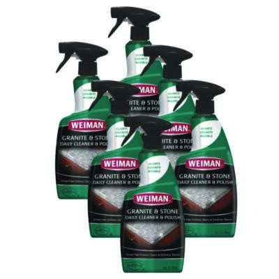 Granite Cleaner And Polish, Citrus Scent, 24 Oz Spray Bottle, 6/Carton