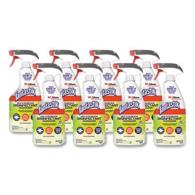 Multi-Surface Disinfectant Degreaser, Herbal Scent, 32 Oz Spray Bottle, 8/Carton