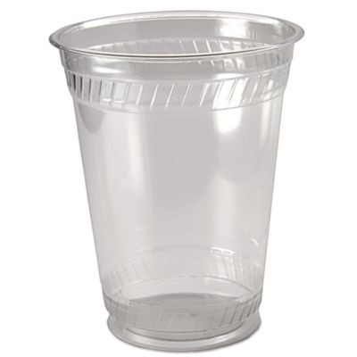 Kal-Clear Pet Cold Drink Cups, 16 Oz To 18 Oz, Plastic, Clear, 50/Sleeve, 20 Sleeves/Carton