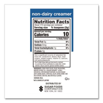 Non-Dairy Coffee Creamer, Original, 12 Oz Canister