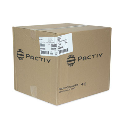 Earthchoice Recycled Pet Container Lid, For 24 To 32 Oz Container Bases, 7.37 x 7.37 x 0.83, Clear, Plastic, 300/Carton