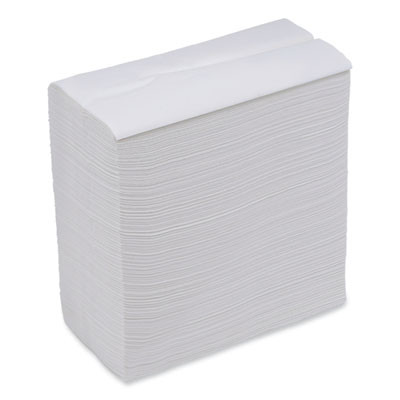 Tall Fold Dispenser Napkin, 12 x 7, White, 500/Pack, 20 Packs/Carton