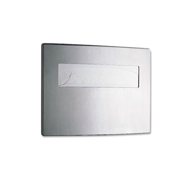Stainless Steel Toilet Seat Cover Dispenser, Conturaseries, 15.75 x 2.25 x 11.25, Satin Finish
