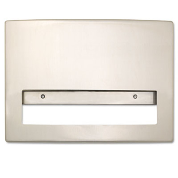 Stainless Steel Toilet Seat Cover Dispenser, Conturaseries, 15.75 x 2.25 x 11.25, Satin Finish