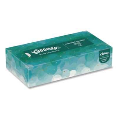 White Facial Tissue For Business, Pop-Up Box, 2-Ply, 100 Sheets/Box, 36 Boxes/Carton
