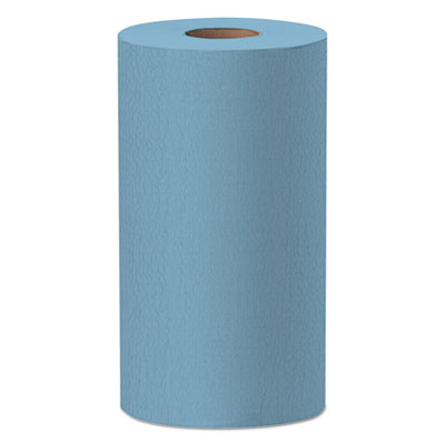 General Clean X60 Cloths, Small Roll, 9.8 x 13.4, Blue, 130/Roll, 12 Rolls/Carton