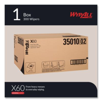 X60 Shower Towels, 22.5 x 39, White, 100/Box, 3 Boxes/Carton