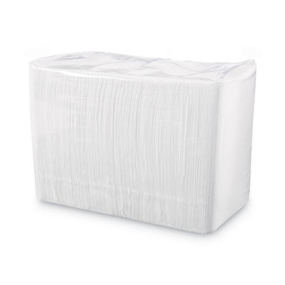 1/4-Fold Lunch Napkins, 1-Ply, 11.8 x 11.2, White, 6,000/Carton