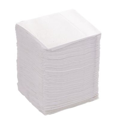 Low-Fold Dispenser Napkins, 1-Ply, 7 x 12, White, 400/Pack, 20 Packs//Carton