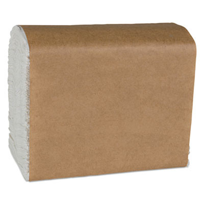 Tall-Fold Dispenser Napkins, 1-Ply, 7 X 13.5, White, 500/Pack, 20 Packs/Carton
