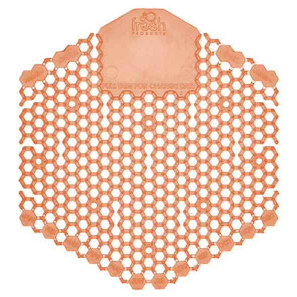 Wave 3D Urinal Deodorizer, Mango Scent, Orange Color, 10/Box