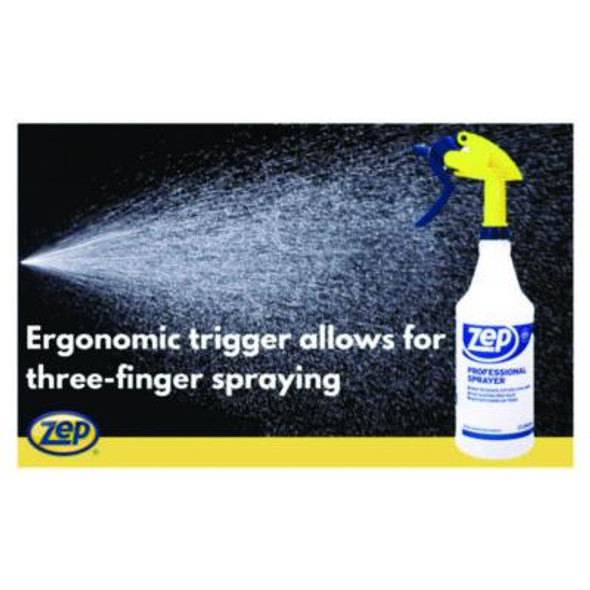 Professional Spray Bottle With Trigger Sprayer, 32 Oz Bottle, Clear