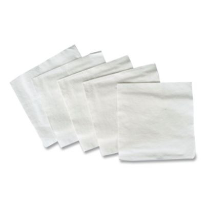 Cocktail Napkins, 1-Ply, 9 x 9, White, 500/Pack, 8 Packs/Carton