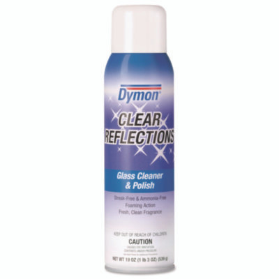 Clear Reflections Mirror And Glass Cleaner, 20 Oz Aerosol Spray, 12/Carton
