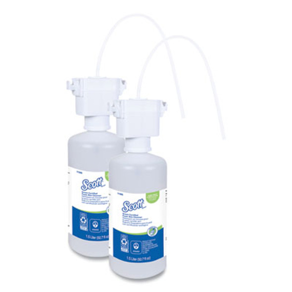 Essential Green Certified Foam Skin Cleanser Refill, Fragrance-Free, 1,500 Ml, 2/Carton