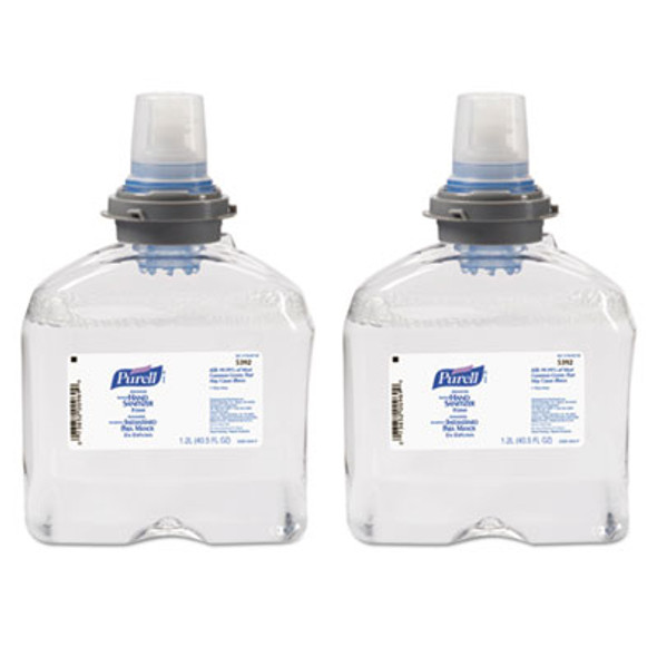 Advanced Hand Sanitizer Tfx Refill, Foam, 1,200 Ml, Unscented, 2/Carton