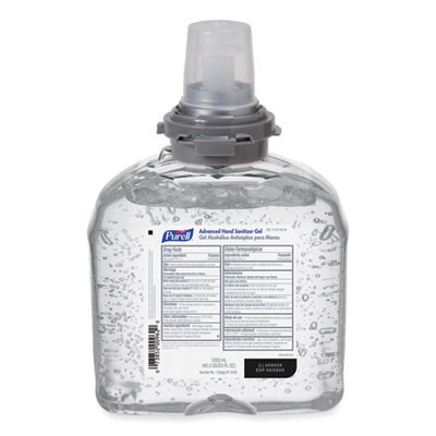 Advanced Hand Sanitizer Tfx Refill, Gel, 1,200 Ml, Unscented, 4/Carton
