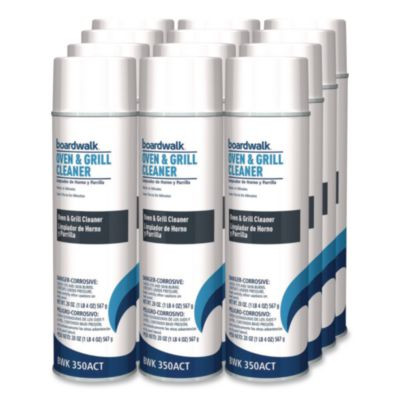 Oven And Grill Cleaner, 20 Oz Aerosol Spray, 12/Carton