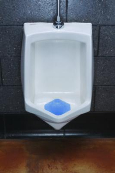 Wave 3D Urinal Deodorizer, Cotton Blossom Scent, Blue, 10/Box