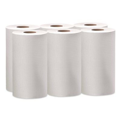 General Clean X60 Cloths, Small Roll, 13.5 x 19.6, White, 130/Roll, 6 Rolls/Carton