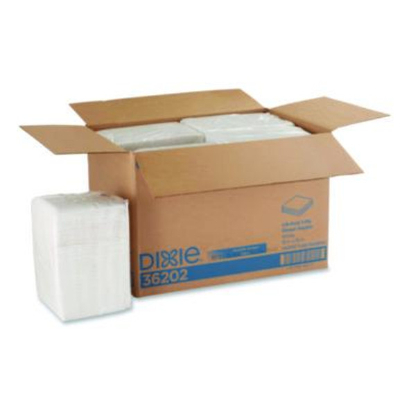 Acclaim 1/4 Fold Paper Dinner Napkins, White, 1-Ply, 16" x 16", 500/Pack, 8 Packs/Carton