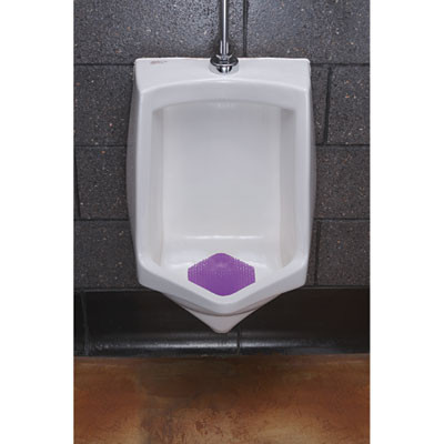 Wave 3D Urinal Deodorizer, Fabulous Scent, Purple, 58 g, 10/Box, 6 Boxes/Carton