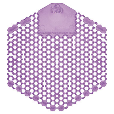 Wave 3D Urinal Deodorizer, Fabulous Scent, Purple, 58 g, 10/Box, 6 Boxes/Carton