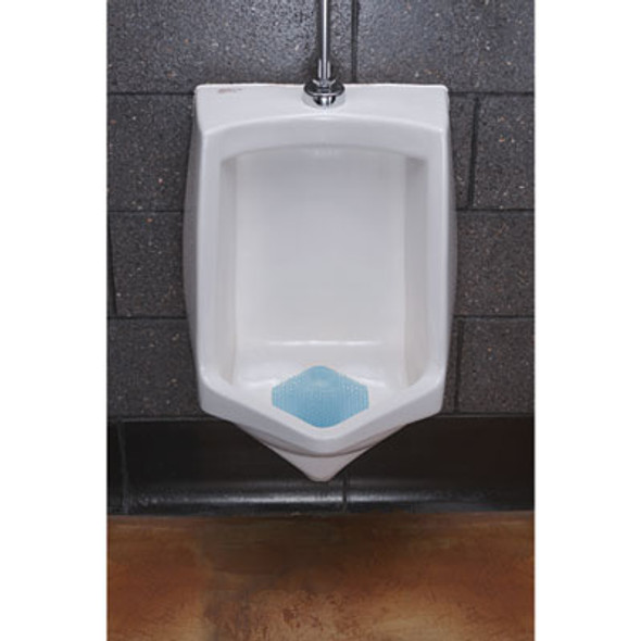 Wave 3D Urinal Deodorizer, Ocean Mist Scent, Blue, 10/Box, 6 Boxes/Carton