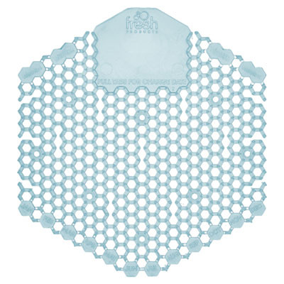 Wave 3D Urinal Deodorizer, Ocean Mist Scent, Blue, 10/Box, 6 Boxes/Carton