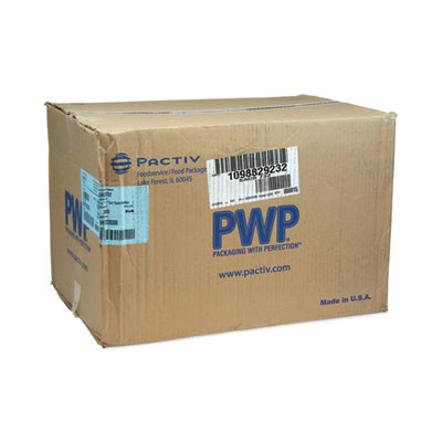 Earthchoice Square Recycled Bowl, 32 Oz, 7 x 7 x 2, Clear, Plastic, 300/Carton