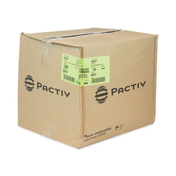 Earthchoice Square Recycled Bowl Flat Lid, 7.38 x 7.38 x 0.26, Clear, Plastic, 300/Carton