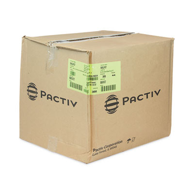 Earthchoice Square Recycled Bowl Flat Lid, 7.37 x 7.37 x 0.26, Clear, Plastic, 300/Carton