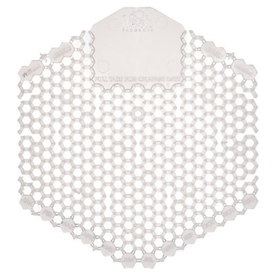 Wave 3D Urinal Deodorizer, Honeysuckle Scent, Clear, 58 g, 10/Box, 6 Boxes/Carton