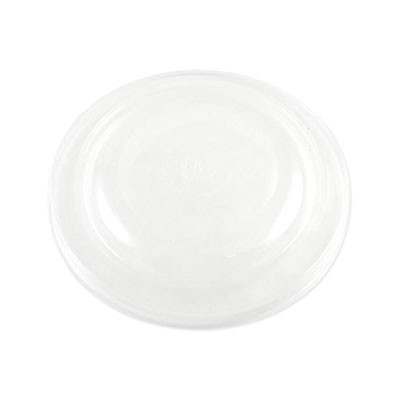 Pla Lids For Fiber Bowls, 7.5" Diameter x 1" h, Clear, Plastic, 300/Carton