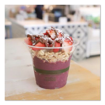 Pla Clear Cold Cups, 10 Oz, Plastic, Clear, 1,000/Carton