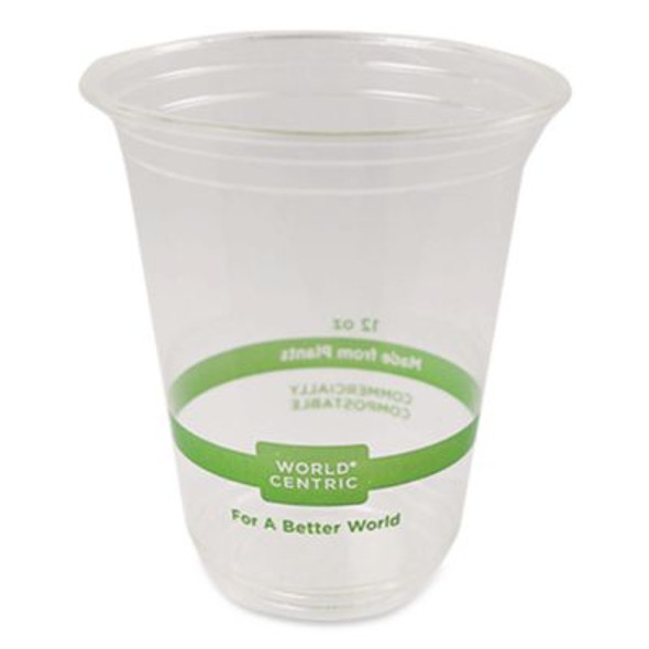 Pla Clear Cold Cups, 12 Oz, Plastic, Clear, 1,000/Carton
