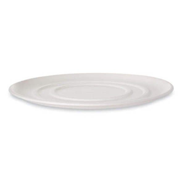 Worldview Sugarcane Pizza Trays, 16 X 16 X 02, White, 50/Carton