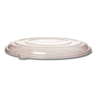 100% Recycled Content Pizza Tray Lids, 16 x 16 x 0.2, Clear, Plastic, 50/Carton