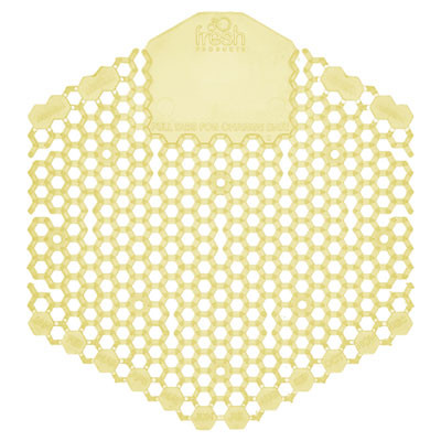 Wave 3D Urinal Deodorizer, Citrus Scent, Yellow, 10/Box