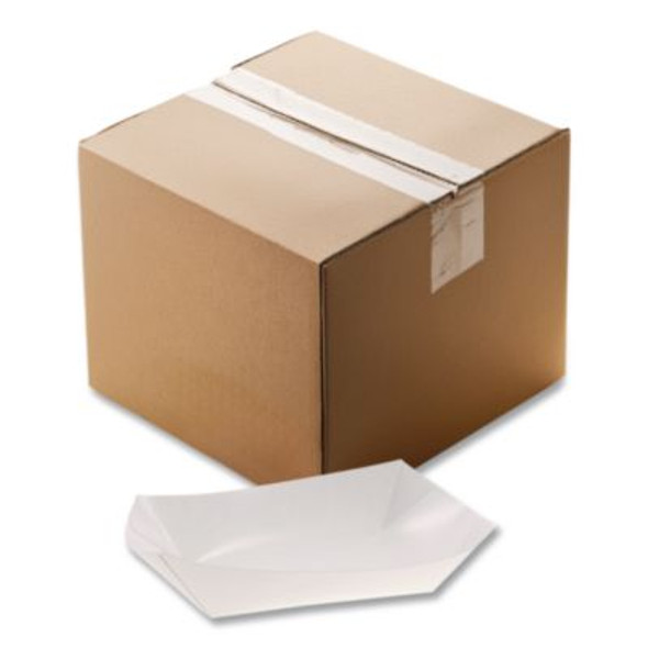 Paperboard Food Tray, #12 Beers Tray, 6 x 4 x 1.5, White, Paper, 300/Carton