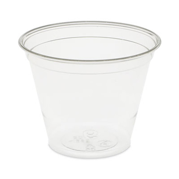 Earthchoice Recycled Clear Plastic Cold Cups, 9 Oz, Clear, 975/Carton
