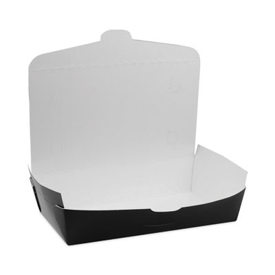Earthchoice Onebox Paper Box, 55 Oz, 9 X 4.85 X 2, Black, 100/Carton