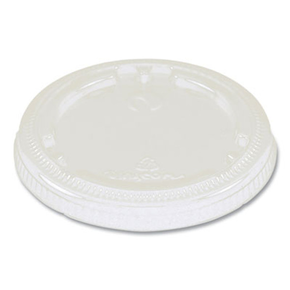 Pla Lids For Fiber Cups, 3.1" Diameter x 0.4" h, Clear, Plastic, 1,000/Carton
