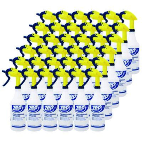 Professional Spray Bottle, 32 Oz, Blue/Gold/Clear, 36/Carton