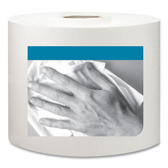 Paper Wiper Plus, 9.8 X 15.2, White, 300/Roll, 2 Rolls/Carton