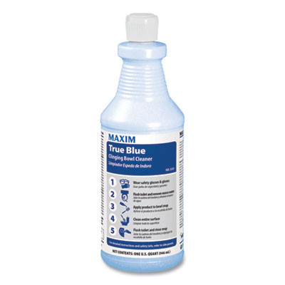 True Blue Clinging Bowl Cleaner, Mint Scent, 32 Oz Bottle, 12/Carton