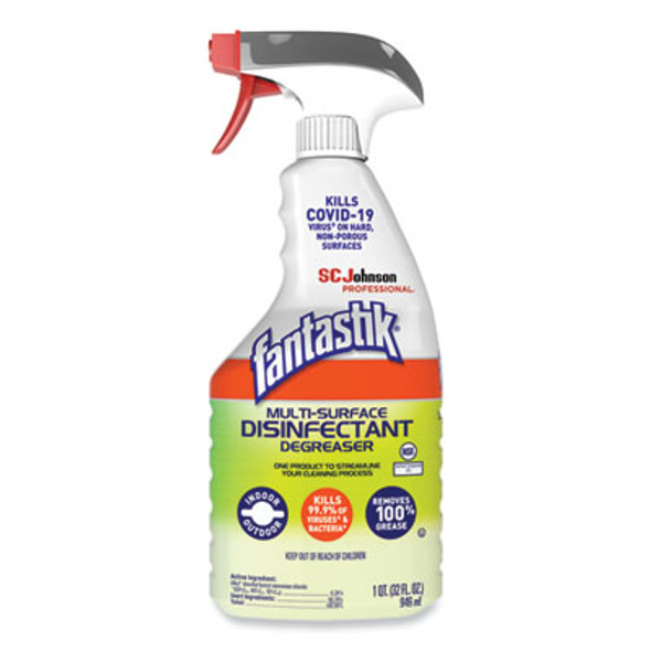 Multi-Surface Disinfectant Degreaser, Herbal, 32 Oz Spray Bottle