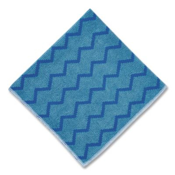 Hygen Microfiber Cleaning Cloths, 16 X 16, Blue, 12/Carton