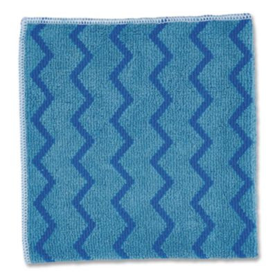 Hygen Microfiber Cleaning Cloths, 16 X 16, Blue, 12/Carton