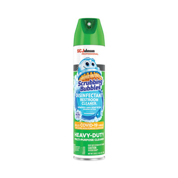 Disinfectant Restroom Cleaner Ii, Rain Shower Scent, 25 Oz Aerosol Spray, 12/Carton